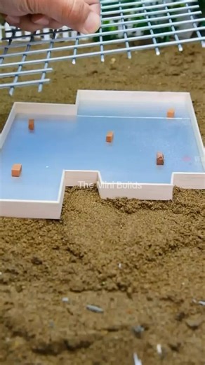 building a miniature house with small bricks and tiny material 💯 #building #miniature #howitmade #minibricks #smallhouse