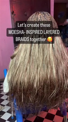 Layered Braids Tutorial Inspired by Moesha | Hair Braids Hairstyles