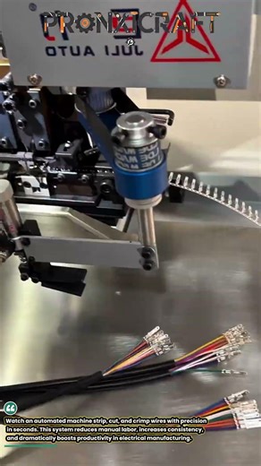 Automatic Wire Stripping & Crimping Machine | High-Speed Cable Processing