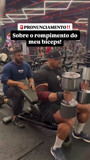 🚨PRONUNCIAMENTO sobre a Lesão no meu BÍCEPS ‼️