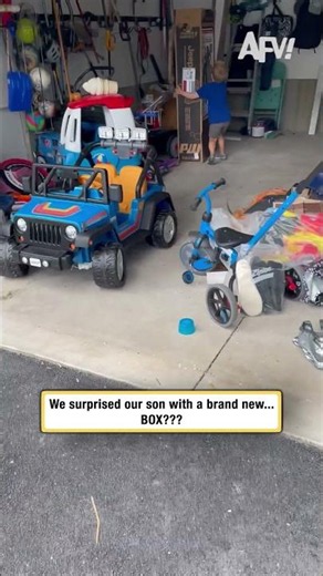 We surprised our son with a brand new... BOX???