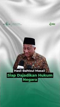 Hasil Bahtsul Masail Siap Dajadikan Hukum Negara