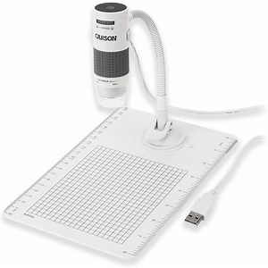 Carson eFlex 75/x300x Digital LED w/Flex Neck Stand and Base Microscope