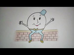 Draw With Me | HUMPTY DUMPTY | - Easy Step by Step Pencil Sketch