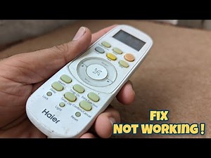Haier AC Remote Control Non Working Fixed | How to reset/unlock Haier air conditioner remote control