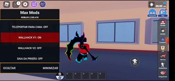 MOD MENU ROBLOX!! O MELHOR MOD ATUALIZADO | COM ROBUX E VARIAS FUNÇÕES!!