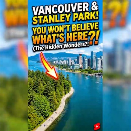 🌆 Vancouver’s Stunning City Life Meets Nature 🌲 | Explore Stanley Park, Seawall & Ocean Views🚴‍♂️🌊