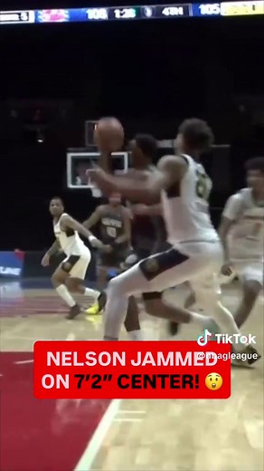 Grant Nelson Dunks on 7'2'' Center: Epic Highlight!