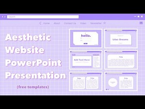 AESTHETIC PPT #2: PowerPoint Presentation [free templates]