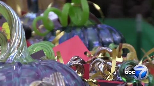 BIPPITY, BOPPITY, BOO! It's the last day to visit this dazzling glass pumpkin patch at The Morton Arboretum. DETAILS: https://abc7.ws/2yBLA0f | ABC 7 Chicago