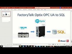FactoryTalk Optix OPC UA to SQL converter