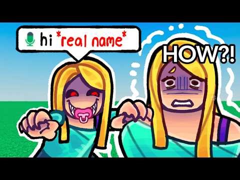Trolling as CREEPY STALKER BABY on Roblox Voice Chat 2..