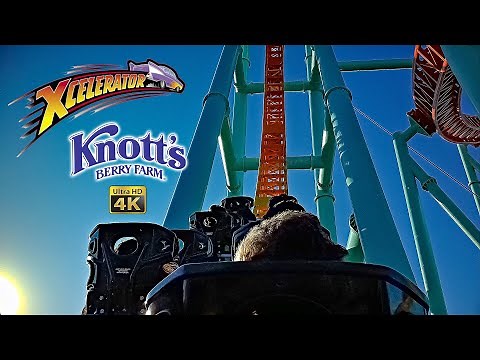 2025 Xcelerator Roller Coaster On Ride 4K POV Knott's Berry Farm