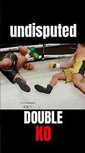 Undisputed Boxing Game Double KO #undisputedgame #shorts
