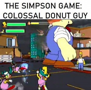 What a battle it was with the giant donut guy! | Gaming Moments