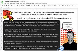 Caseload Balancing Worksheet for Related Services/Assessment Evaluation Staff