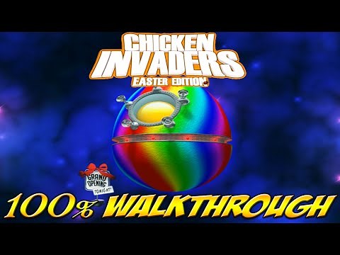 Chicken Invaders 3: Easter Edition - ALL WAVES / LEVELS [100% walkthrough]