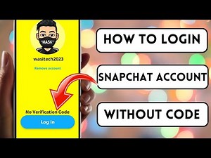 How to Login Snapchat Without Verification Code or Recovery Code | iPhone |2023|#snapchatloginissue