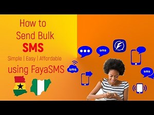 Full Guide on How to send Bulk SMS | Schedule SMS | in Ghana | Nigeria without number [FayaSMS]