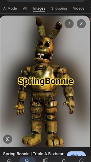 Fredbear and Spring Bonnie prototypes