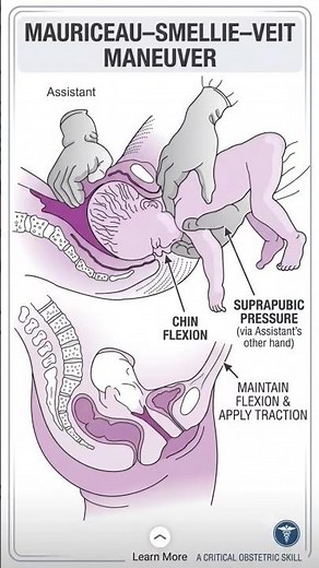 Mastering the Mauriceau–Smellie–Veit (MSV) Maneuver 👶🩺 #shorts #norcet #aiims