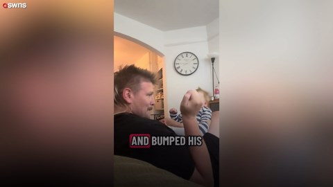 Dad teaches infant son BSL through nursery rhymes