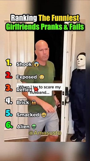 Ranking The Funniest Girlfriends Pranks And Fails