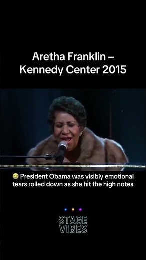 Aretha Franklin Brought the Kennedy Center to Its Feet 👑🎤 | 2015 #shorts