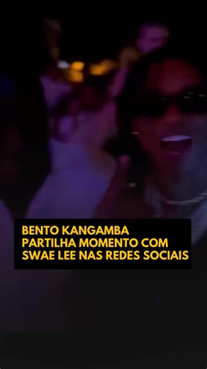 O empresário e político angolano Bento Kangamba partilhou, na tarde deste sábado, dia 6, por meio das suas redes sociais, um momento de descontração com o conhecido rapper norte-americano Swae Lee. O vídeo foi divulgado através dos stories da conta de Instagram do empresário, que descreveu o artista como "um jovem talentoso e, acima de tudo, respeitoso". Cumpre assinalar que Bento Kangamba é um empresário com actividade em diversos sectores, sendo, igualmente, um dos nomes mais envolvidos na org