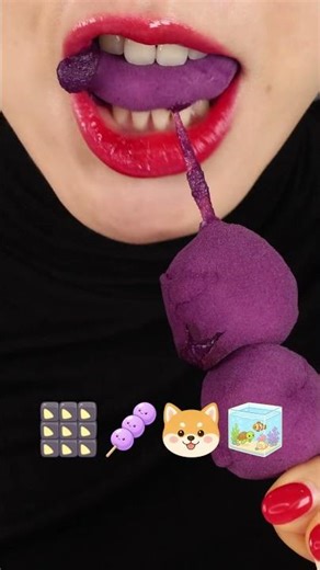 UBE MOCHI, SOUR TAFFY, MERINGUE, SOUR JELLY ASMR