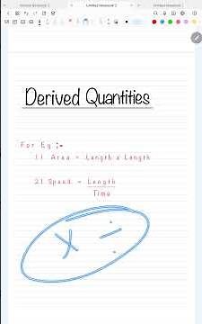 Fundamental and Derived Quantities | Base Quantities & Units | Physics Lecture 04