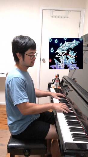 2.8K views · 74 reactions | Hazbin Hotel "Loser, Baby" on Piano | AmosDoll Music | Facebook