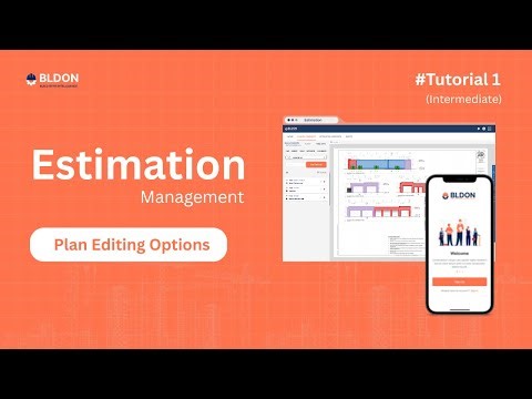 How to use an Estimation Tool - Plan Editing Options - Module 2 - Intermediate