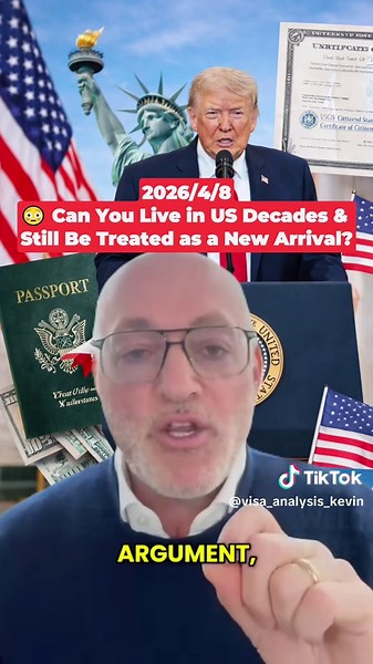 😳 Can You Live in US Decades & Still Be Treated as a New Arrival? #immigrationlaw #icedetention #asylumlaw #immigrationattorney #lawtok