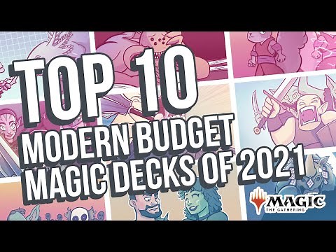 Top 10 Budget Modern Decks of 2021 | $100 or Less | Magic: the Gathering | MTG | Budget Magic