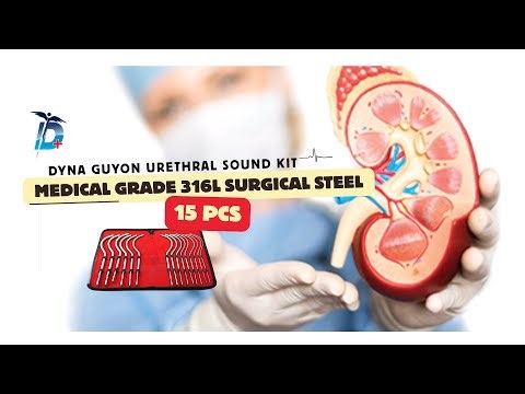 Guyon Urethral Sound Kit Medical Grade | 15-Piece Set
