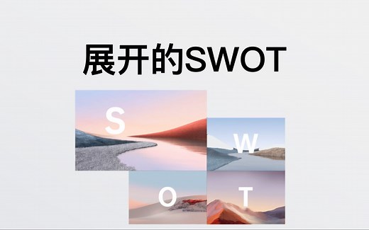 PPT会延展的swot分析
