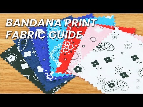 Bandana Print Product Guide | What is Bandana Print Fabric?