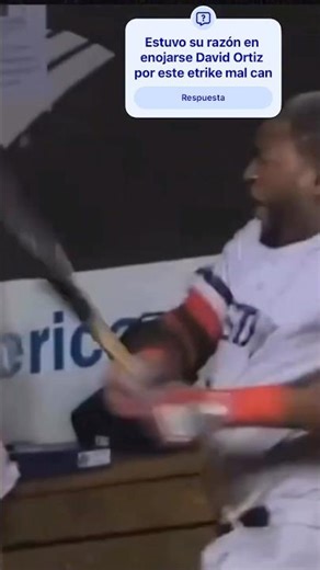 The strike that made David Ortiz angry and caused him to break the dugout phone #mlb #baseball