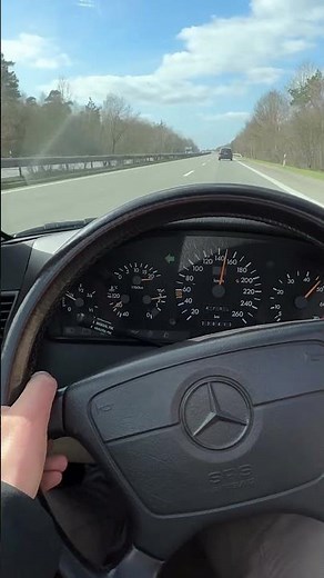 Mercedes 500SL R129 Acceleration 0-180 Km/h