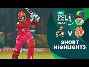 Short Highlights | Peshawar Zalmi vs Islamabad United | Match 12 | HBL PSL 8 | MI2T