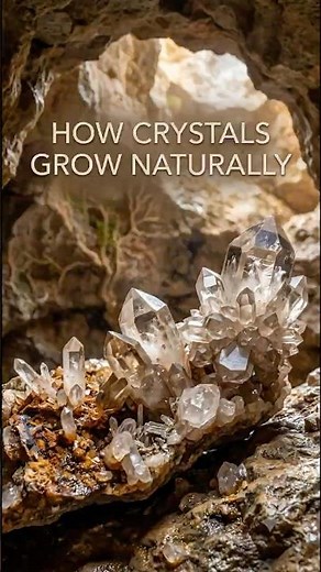 How crystals grow naturally