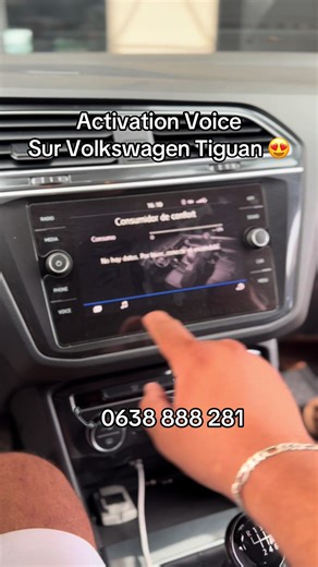 Activation de la licence et commande vocale sur Tiguan