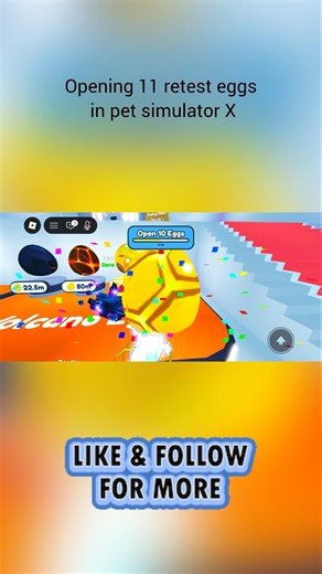 Opening 11 Rerest Eggs In Pet Simulator X #roblox