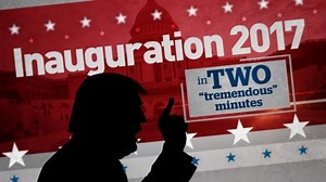 Missed the inauguration? Watch the whole thing in just 2 minutes