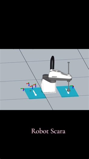 Robot scada para tus aplicaciones pick and chuck . #automatizacion #electricidadindustrial