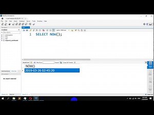 How to Display Current Date & Time in MySQL NOW