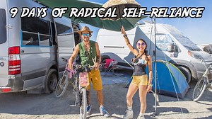 Arriving to Burning Man | Preparing for van life in Black Rock City