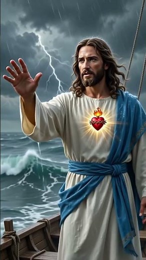 Jesus Calms the Storm and Saves His 12 Disciples | Powerful Miracle of Faith 🙏🌊