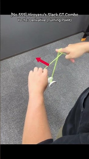 [No.555]🪀Today's Yo-Yo Trick & Tutorial: Hiroyasu's Slack GT Combo #yoyo #yoyotricks #ヨーヨー